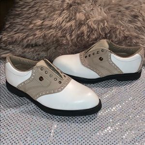 DUNLOP MENS GOLF SHOES SIZE 7 GENUINE LEATHER
